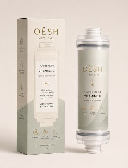 🌿 OËSH Vitamin C Shower Filter – Lavender Serenity Collection